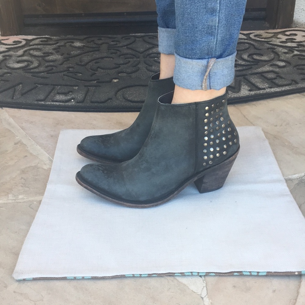 Liberty Black Boots LB71236 Distressed Leather 10 - Picture 11 of 16